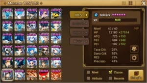 Conta Global C2 na arena e G3 na guild war - Summoners War