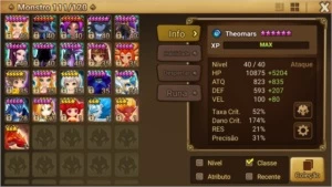 Conta Global C2 na arena e G3 na guild war - Summoners War