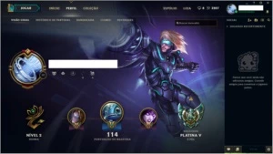 Conta platina V com Pulsefire ezreal - League of Legends LOL