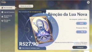 Conta Genshin Impact com Diluc C1 e mais 3 5*