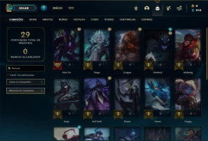 Conta diamante 3 com 25 Champs e 3 Skins ( 55 PDL ) - League of Legends LOL