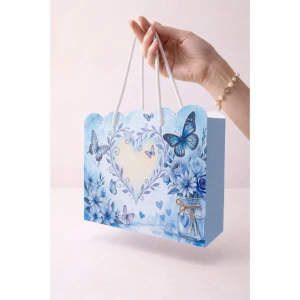 Kit 15 Sacolinhas Flores e Borboletas - Pegue e Monte - Artesanato e Personalizados