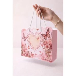 Kit 15 Sacolinhas Flores e Borboletas - Pegue e Monte - Artesanato e Personalizados