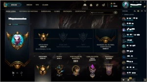 Conta com muitas skins GOLD IV - League of Legends LOL