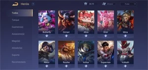 Contas Arena Of Valor - Outros