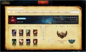 CONTA DE LOL BRONZE V+57 CAMPEÕES+9 SKINS/LEGADO - League of Legends