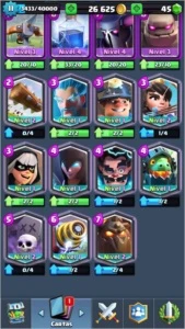 Conta Clash Royale Arena Lendária com 12 cartas Lendárias!