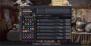 Conta BDO 626 GS 2 Carracas 2 Lendários e Pots Infinitas. - Black Desert