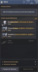 Conta BDO 626 GS 2 Carracas 2 Lendários e Pots Infinitas. - Black Desert