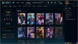 Conta lol platina 1 150 skins - League of Legends