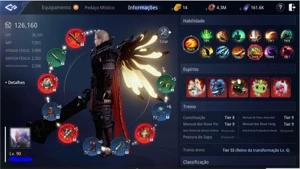 Conta MIR4 - Guerreiro LVL 90 - 126k Power - Servidor SA