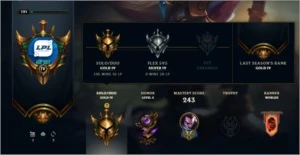 Conta lol Gold IV  - 30 skins - 52 champs - SKIN RARA com RP - League of Legends