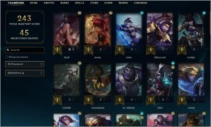Conta lol Gold IV  - 30 skins - 52 champs - SKIN RARA com RP - League of Legends