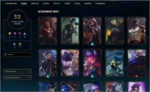 Conta lol Gold IV  - 30 skins - 52 champs - SKIN RARA com RP - League of Legends