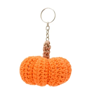 Chaveiro Abóbora Laranja em Amigurumi - Artesanato e Personalizados