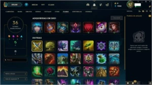 CONTAS SMURFS DE LOL | OURO 4 | 70% WINRATE - League of Legends