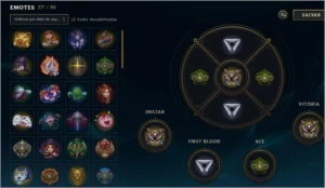 D4 Com mais de 130 skins - League of Legends LOL