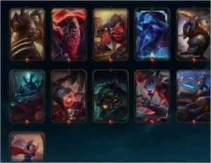D4 Com mais de 130 skins - League of Legends LOL