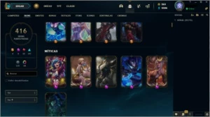 Conta Diamond - League Of Legends - LoL - 416 skins