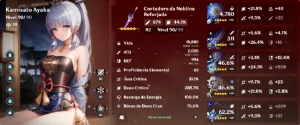 Conta america End Game 100%  com 26 t5 Eula C6 R4 - Genshin Impact