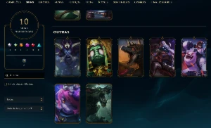 CONTA LVL 40 - 40 campeões e 10 skins sendo 5 LEGADO - League of Legends LOL