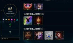conta mestre - League of Legends LOL