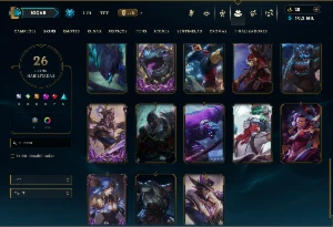 Platina 2 com 80 Champs e 28 Skins ( MONO JG ) - League of Legends LOL
