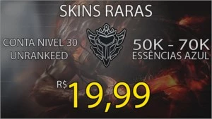 CONTA UNRANKEED NIVEL 30 - LEAGUE OF LEGENDS LOL