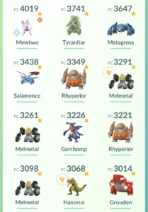 Pokémon go, conta level 50…