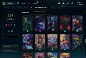 Conta lol Platina 296 Skins 24 Cromas e Bandeira  do Clash! - League of Legends