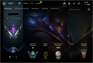 Conta lol Platina 296 Skins 24 Cromas e Bandeira  do Clash! - League of Legends