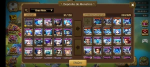 vendo conta summoners war no global com 50 nat 5 / 250- 5*