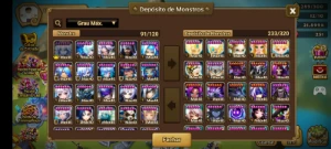 vendo conta summoners war no global com 50 nat 5 / 250- 5*