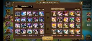 vendo conta summoners war no global com 50 nat 5 / 250- 5*