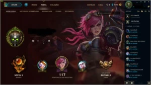 conta league of legends LOL
