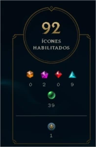 Conta Diamante 4 honra nvl 5 - League of Legends LOL