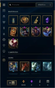 Conta Diamante 4 honra nvl 5 - League of Legends LOL