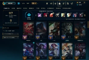 Conta Diamante 3 com 55 Champs e 26 Skins +2 Prestigios - League of Legends LOL