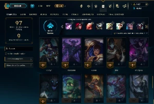 Conta Diamante 3 com 55 Champs e 26 Skins +2 Prestigios - League of Legends LOL