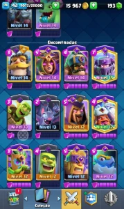 [+ Barato Do Site] Conta Clash Royale Gemada 8500 🏆