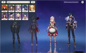 DILUC + MONA AR10 + 4 ESTRELAS - Genshin Impact