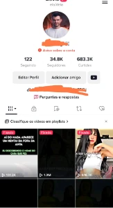 Conta Tiktok 34+ Com Acesso Ao Live Studio - Redes Sociais