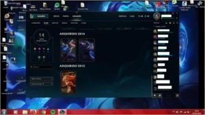 Conta lol Platina IV lvl 54, 36 campeões - League of Legends