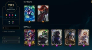 Conta Com 5 Anos, 203 Skins, Level 296 E Gold 4 - League of Legends LOL