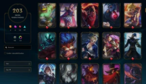 Conta Com 5 Anos, 203 Skins, Level 296 E Gold 4 - League of Legends LOL
