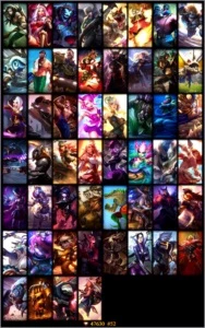 CONTA  - GOLD II - PLATINA IV (FLEX) - 52 SKINS - 133 CHAMP - League of Legends LOL