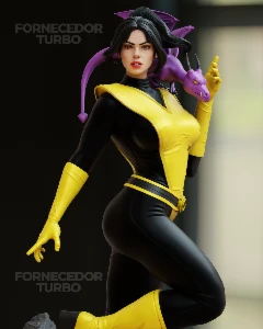 Kitty Pryde 3D - Arquivo .Stl Para Impressão 3D - Outros