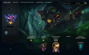 Conta Ex Esmeralda - Conta Main/Mono Teemo 3Kk Maestria - League of Legends: Wild Rift LOL WR