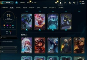 conta platina 1 - League of Legends LOL