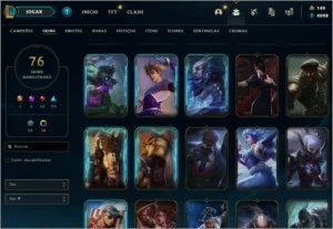 conta platina 1 - League of Legends LOL